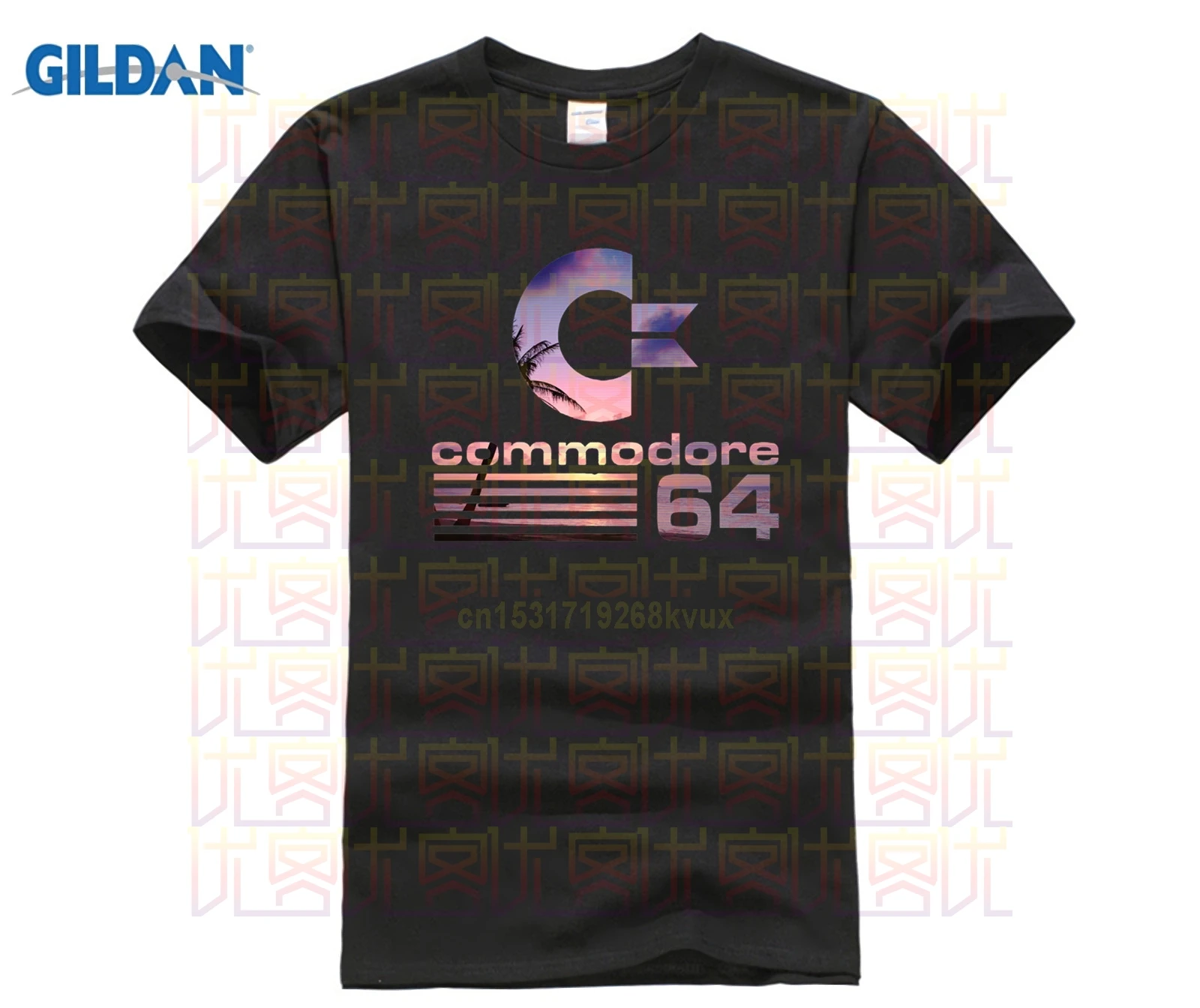 Программист рубашка Commodore 64 Vaporwave логотип Футболка | Мужская одежда