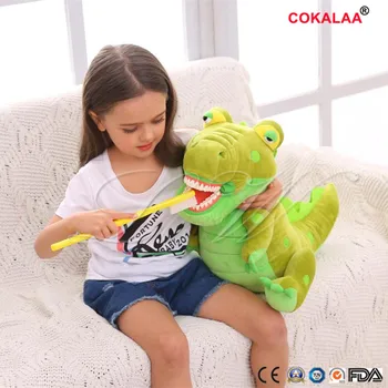 

Early Education Toothbrush Doll Clinic Dental Gift crocodile Lovely Animals Brushing Teeth Model Doll