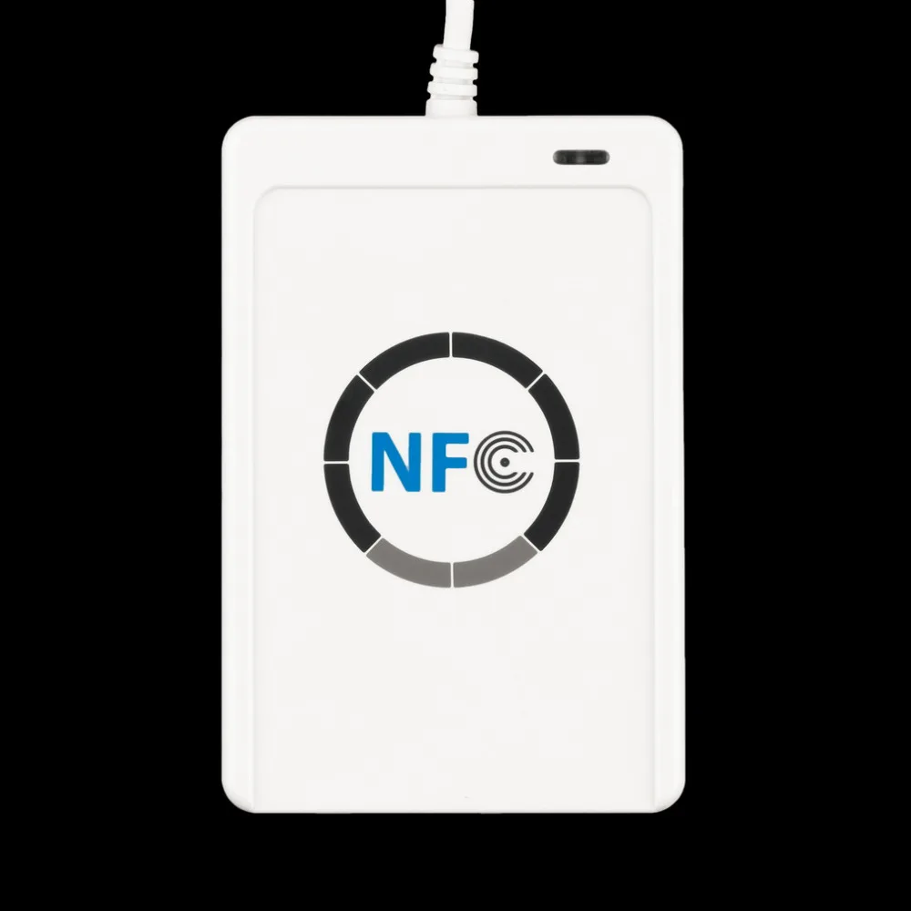 1 комплект Профессиональный USB ACR122U NFC RFID считыватель смарт-карт писатель для всех 4 типов NFC(ISO/IEC18092) тегов+ 5 шт. M1 карт