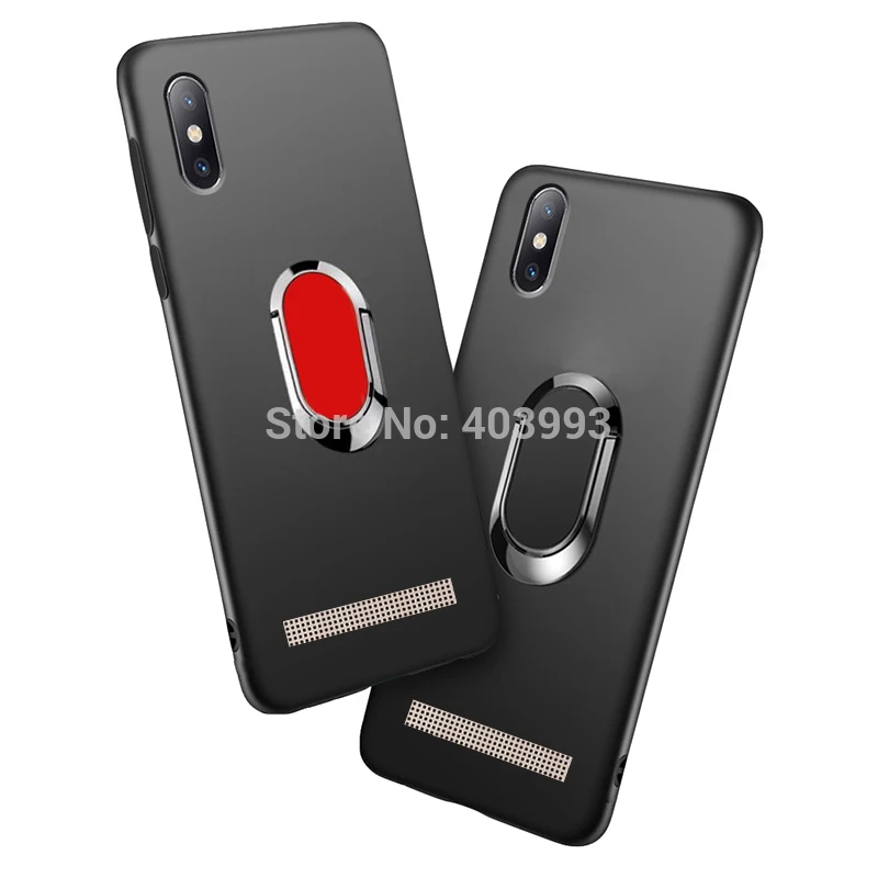 

For Doogee X90 Soft Case For Doogee X90 Cover Finger Ring Magnet Matte Protector Case Global ROM For Doogee X90 Capa Copue