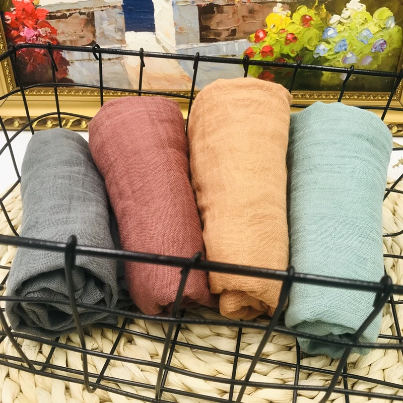60*60 см Бамбуковые муслиновые пеленки детские пеленки детское муслиновое одеяло s качество лучше, чем органический хлопок мульти-использование Одеяло Младенческая обертка