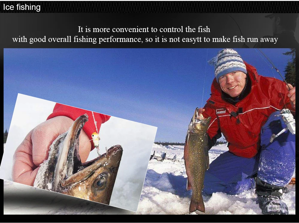 Рыболовные удочки FISH KING для зимней подледной рыбалки c. W H/ML/M/L, 43 см, 58 г, удочки для подледной рыбалки, спиннинговые жесткие удилища, рыболовные снасти для ловли карпа