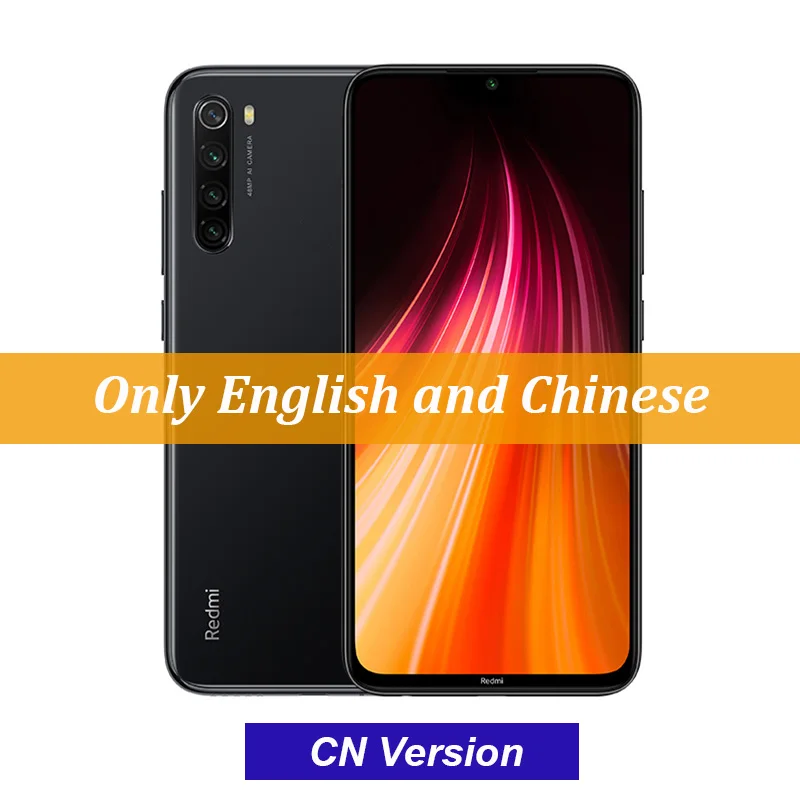 CN Black Смартфон Redmi Note 8 с глобальной ПЗУ, 6 ГБ, 128 ГБ, 48 МП, четырехъядерный процессор Snapdragon 665, четыре ядра, FHD экран 6,3 дюйма, 4000 мАч, UFS 2,1, QC 3,0 - Цвет: CN Black
