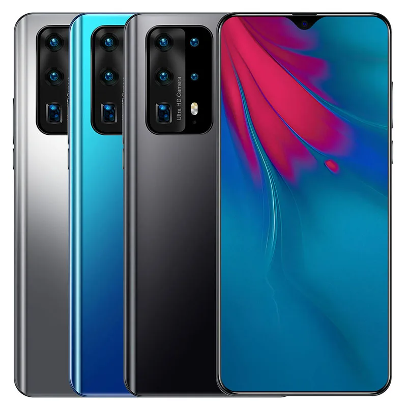 US $125.40 P40pro New Smart Phone Water Drop 66 Inches Large Screen UltraThin A Better Phone Than S20