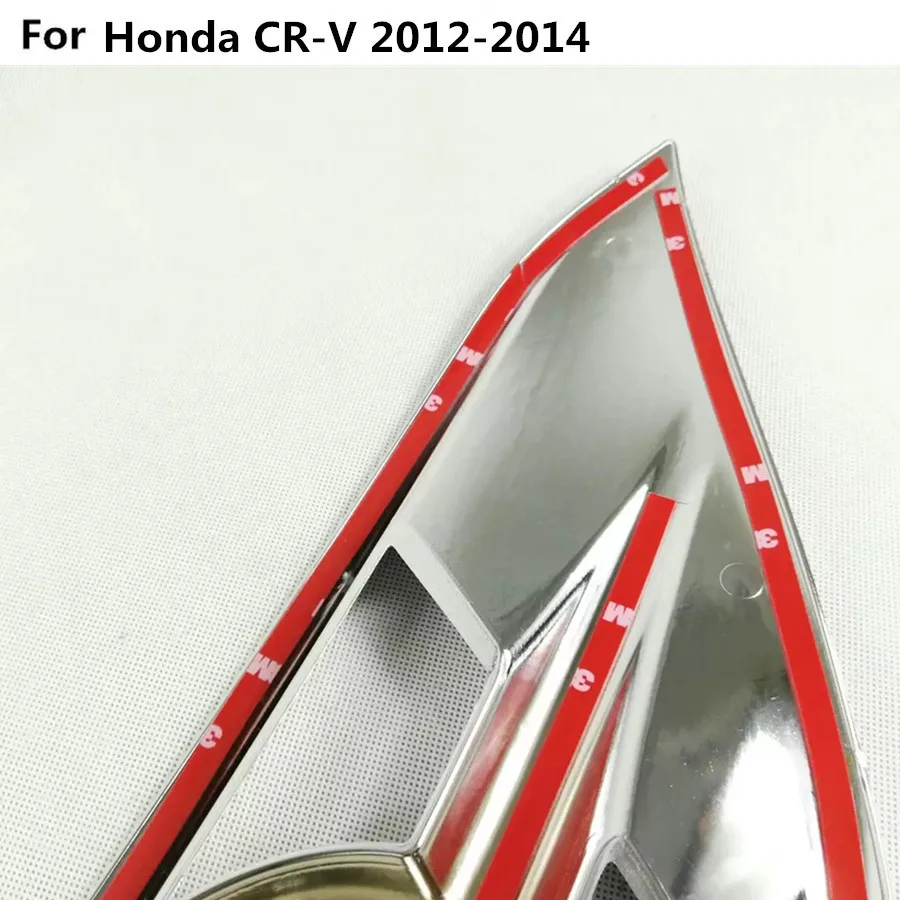 Для Honda CRV CR-V 2012 2013 автомобильный Стайлинг Обложка детектор ABS Хром Передняя противотуманная фара отделка рамка 2 шт