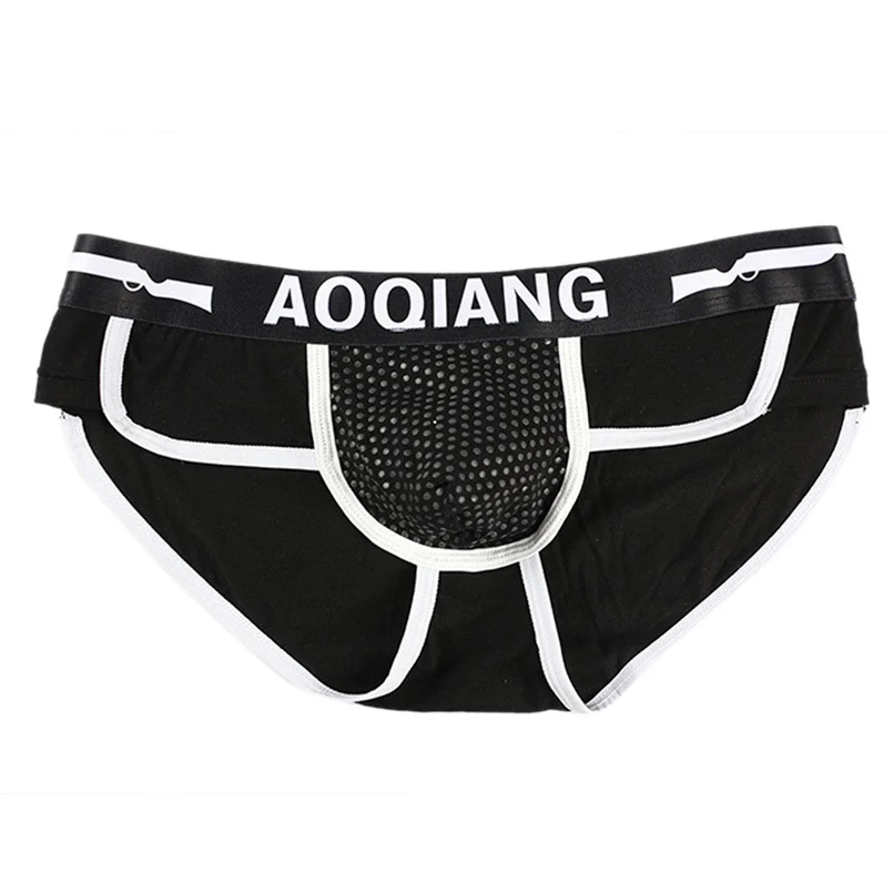 Men's underwear breathable sexy briefs boxer briefs shorts soft cotton underwear protruding casual beach shorts men 30N22 (16)