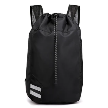 

Unisex Sports Backpack Oxford Fabric Bucket Drawstring Waterproof Outdoor Soccer Football Basketball Backpack Bags