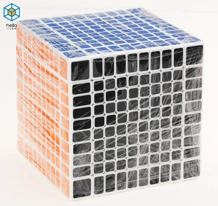 Shengshou 10x10x10 Магический кубик 10x10 скоростной кубик 10 слоев большой кубик Магик для детей Подарки Chanllenge развивающие игрушки