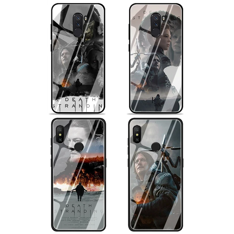 EWAU Death Stranding закаленное Стекло чехол для телефона для Xiaomi 5X6X8 Lite 9 A1 A2 F1 Redmi 4X 6A Примечание 5 6 7 Pro