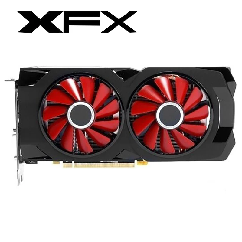 Оригинальная видеокарта XFX RX580 4 Гб для AMD Radeon RX 580 256bit GDDR5 HDMI DP DVI ПК игровой