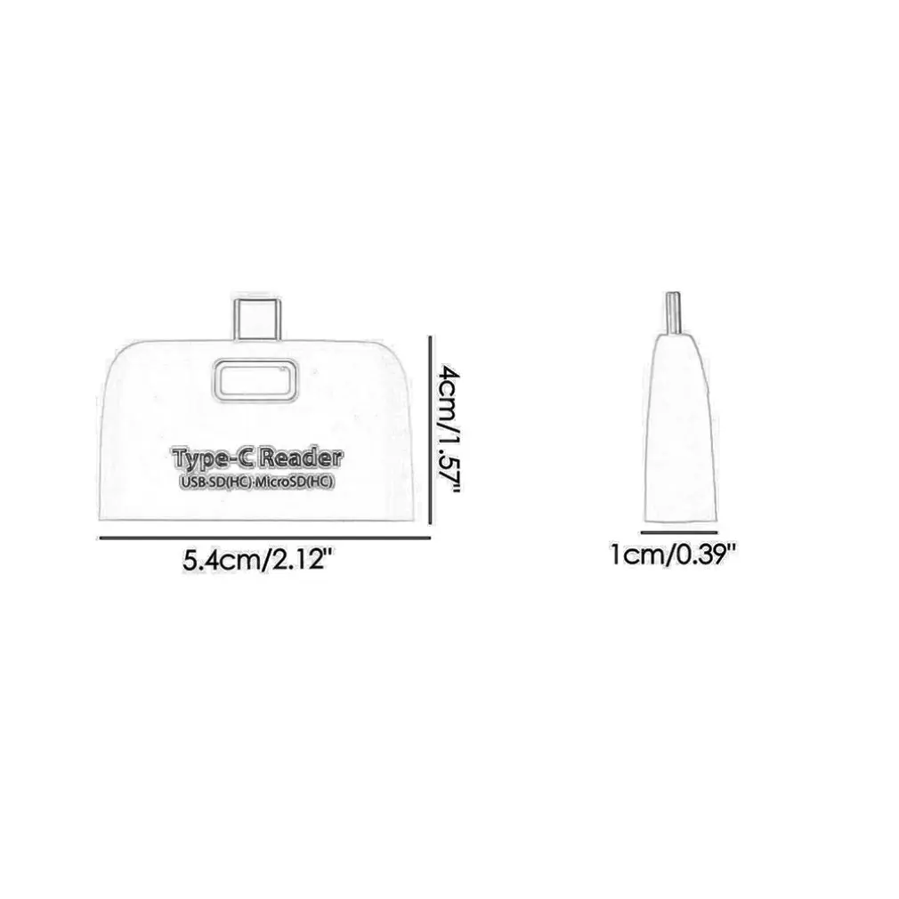 Многофункциональный адаптер для карт памяти USB 3,1 type C USB-C TF SD OTG кард-ридер для Mac-book Phone Tablet Card Reader