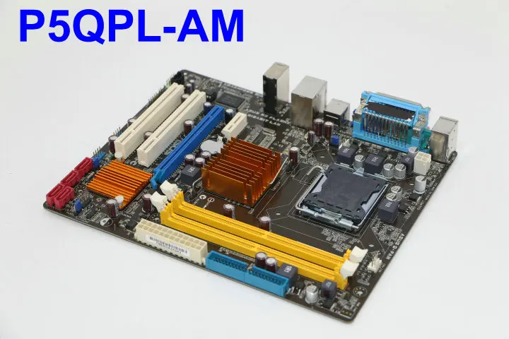 Для ASUS P5QPL AM LGA775 DDR2 G41 оригинальная б/у материнская плата|Материнские платы| |