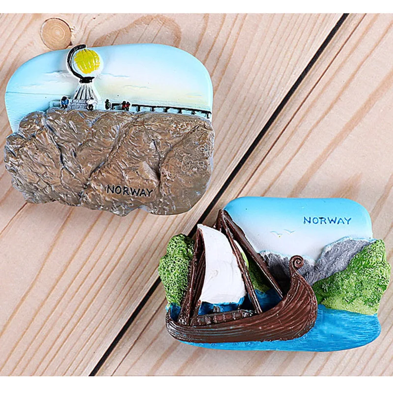 3D Fridge Magnets World Tourism Souvenir Collection Gifts Europe France Paris Norway London New Zealand Denmark Hungary Germany