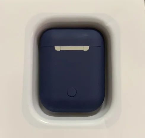 Тёмно-синий Беспроводные наушники с Bluetooth, беспроводные наушники с Bluetooth 5,0, стереогарнитура для всех смартфонов, спортивные наушники, гарнитура - Цвет: Тёмно-синий
