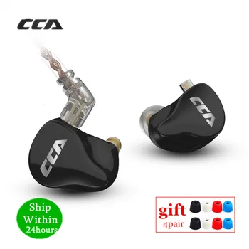

CCA CA16 7BA+1DD Hybrid Drivers In Ear Earphone HIFI Monitoring Earphone Headset with 2PIN 0.75MM Connecter CCA C16 C12 ZSX ZSN