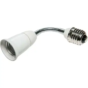 

E26 Conversion Lamp Holder 18cm Lengthened Energy Saving Head White Universal Socket Base Tube Bulb Lights Led Accessories L6L3