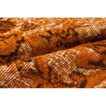 

Handmade Orange Vintage Turkish Carved Area Rug 174x308 Cm-5'9''X10'1''
