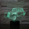 Super Car Table Lamp 7 Colors Changing Desk Lamp 3D Lamp Night Lights Led Light Drop Shipping Friends Kids Birthday Gift ► Photo 2/6