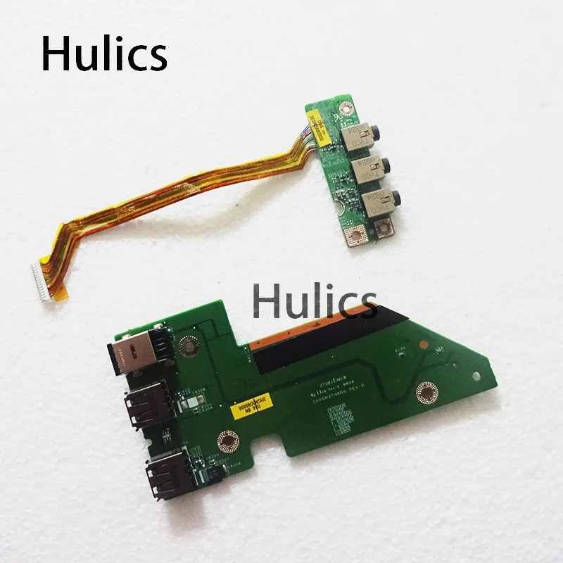 

Hulics Used DC Jack Power Board 0NU327 NU327 For Dell Studio 1735 1736 1737 CN-0NU327 DA0GM3TH8D0 USB CN-0NU330 Audio