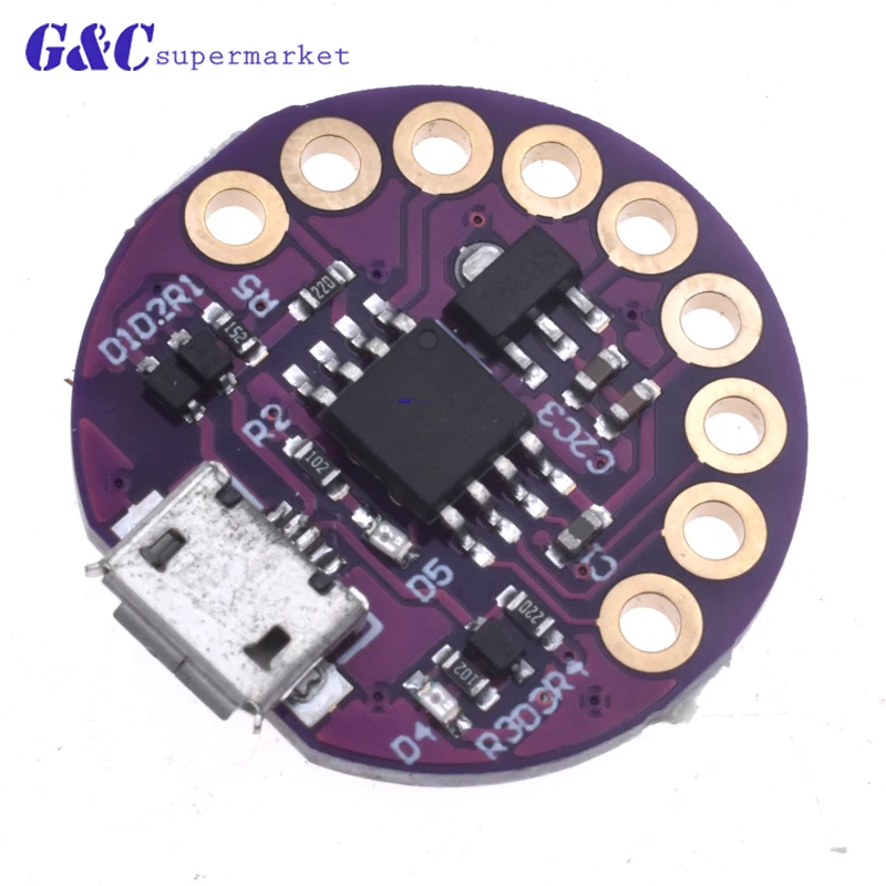 Макетная плата LilyTiny LilyPad ATtiny85 переносной модуль для Arduino программируемый SRAM Digispark