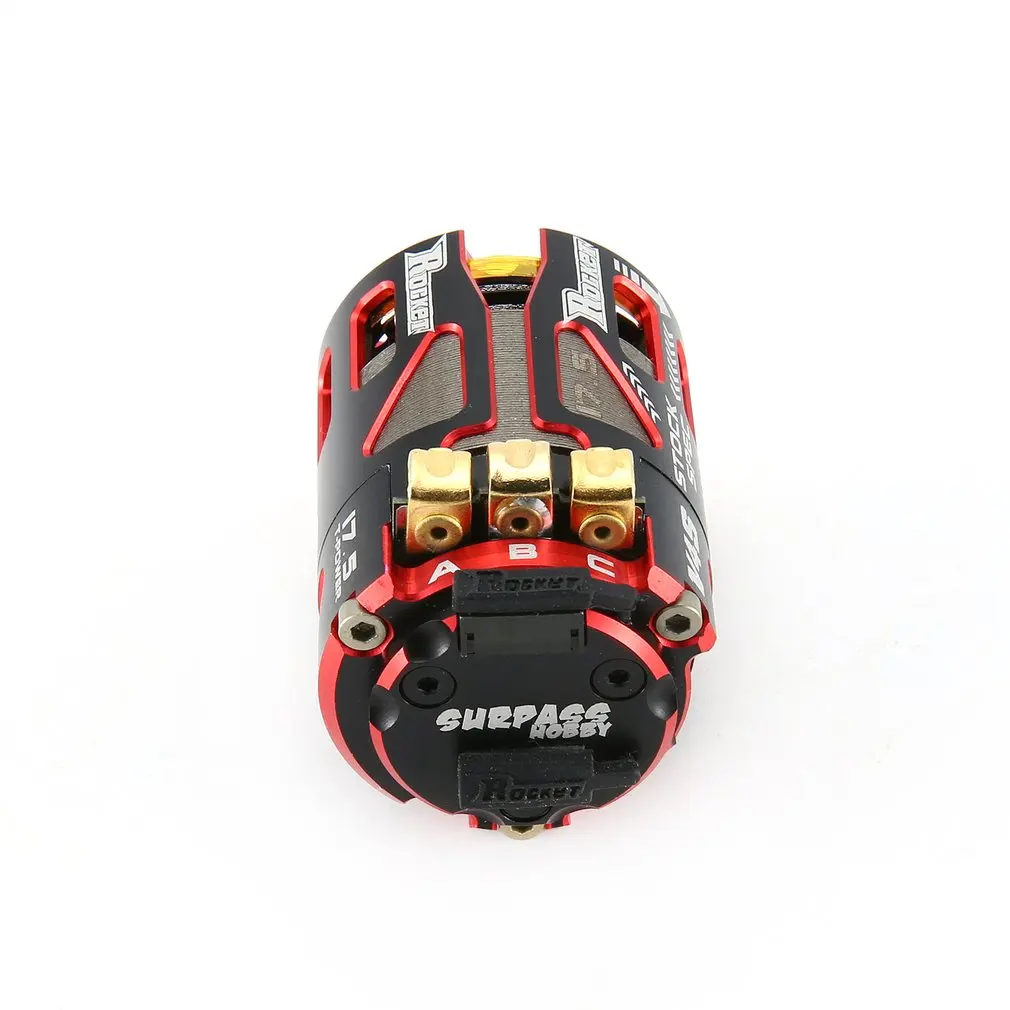 Rocket 540 10.5T Brushed Motor Sensorless Brushless Motor for 1/10 ON/Off-Road Rock Crawler Climbing Drift Touring RC Car