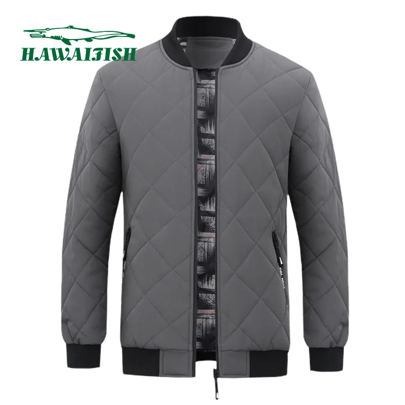 

HAWAIFISH Men's Cotton Jacket 2021 New Korean Down Padded Jacket Men's Short Thick Padded Jacket Mens Winter Parkas