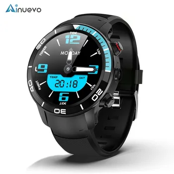 

Ainuevo New Smartwatch 4G SIM IP68 Waterproof MTK6739 1GB/RAM 16GB/ROM 630mah Heart Rate Monitor Smart Phone For IOS Android