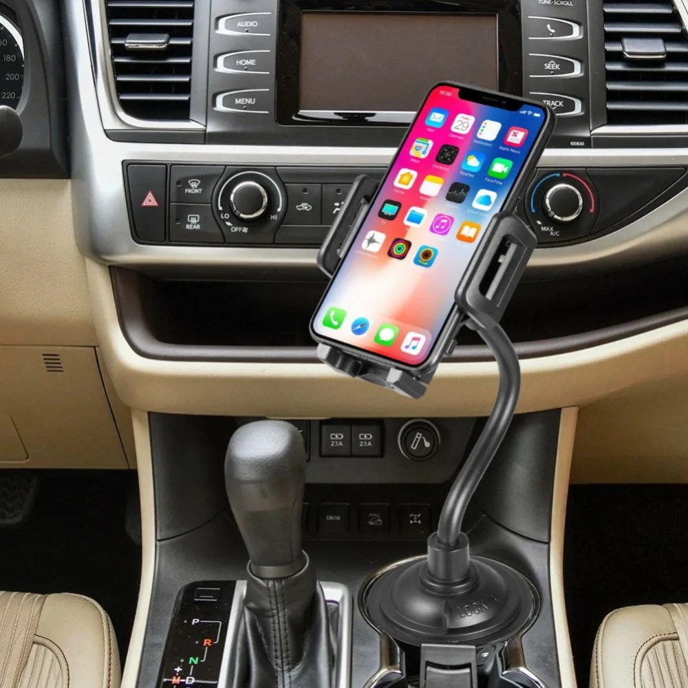 mobile stand holder Universal Car Telephone Stand Cup Holder Stand Drink Bottle Mount Support Smartphone Mobile Phone Accessories This is One Holder cell phone holder for desk