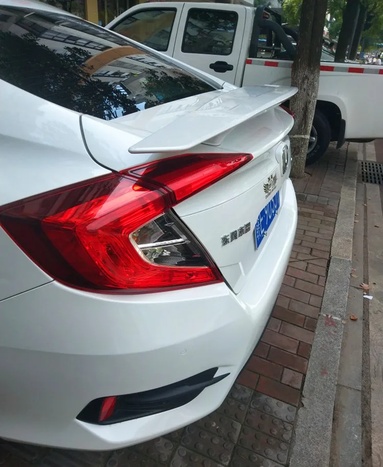 Подходит для Honda Civic 10 ABS GT stylr задний спойлер заднего крыла 16-19