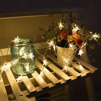 

LED Stars Shape Light String Fairy Lights Christmas Decoration 300CM USB