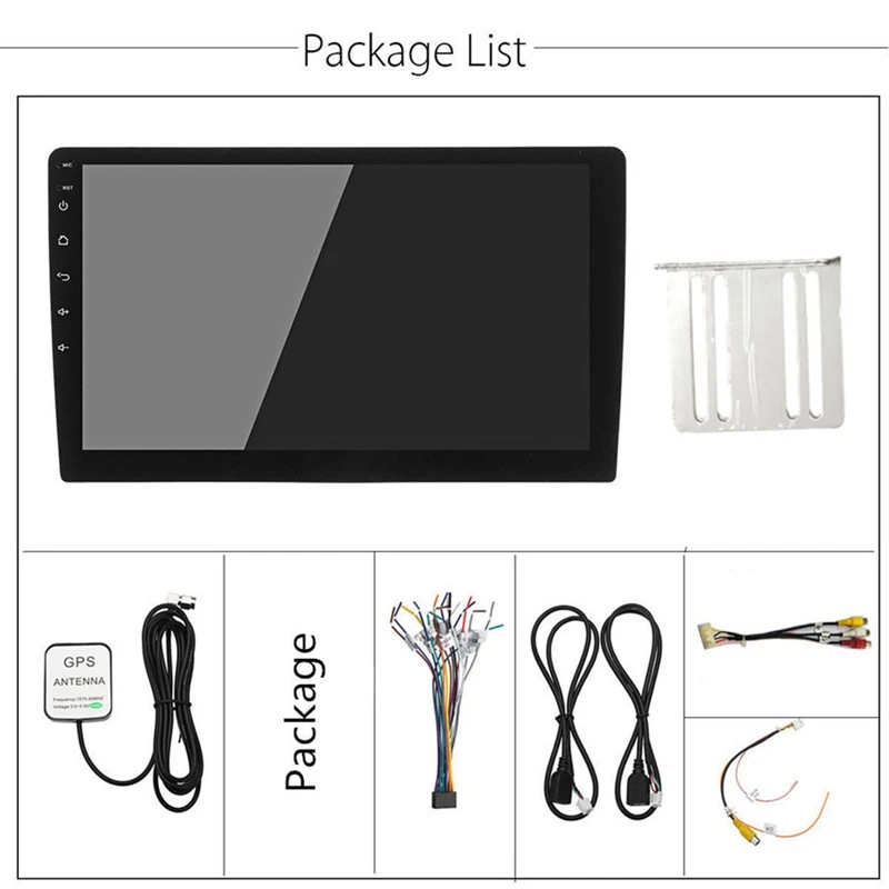  101 Zoll 2Din für Android 8.1 Quad Core Auto Stereo Radio Gps Wifi Mp5 Player 16G