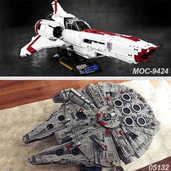 

Lepinblocks 05132 Destroyer Millenniumlys Falcon 75192 MOC-9424 Colonial Viper MkII Bricks Model Building Blocks Toys