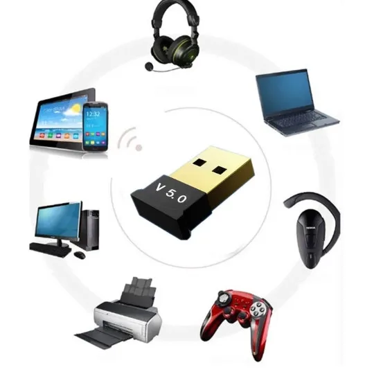 USB Bluetooth 5.0 Adapter Transmitter Bluetooth Receiver Audio Bluetooth Dongle Wireless USB Adapter for Computer PC Laptop