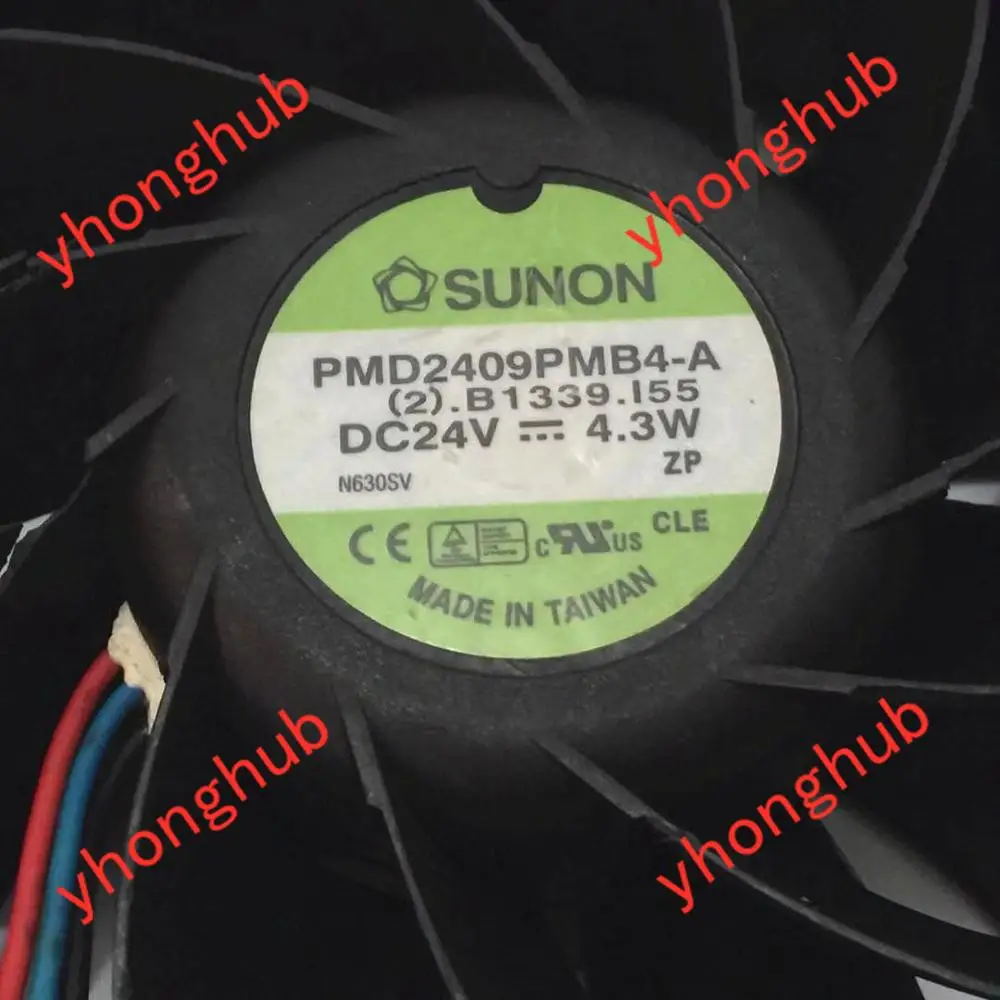 SUNON PMD2409PMB4 A Сервер охлаждающий вентилятор охлаждения DC 24V 4 3 W защитного стекла