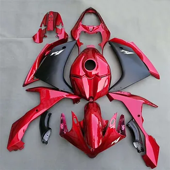

YZF1000 R1 YZF-R1 07 08 Red Fairing BodyWork Cowling Side Panel Guard Mudguard Fender for Yamaha with Fuel Tank Cover 2007 2008
