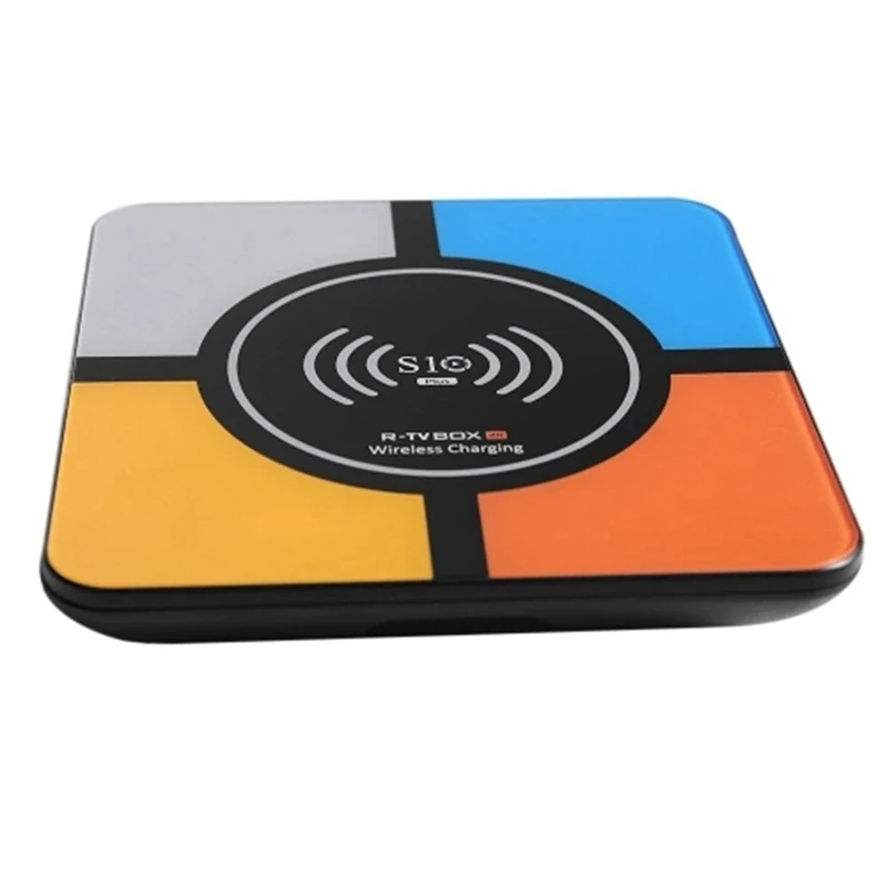 S10 Plus Smart Android 9,0 ТВ приставка RK3328 четырехъядерный 64 бит UHD 4K VP9 H.265 4 ГБ/32 ГБ 2,4G WiFi HD медиаплеер