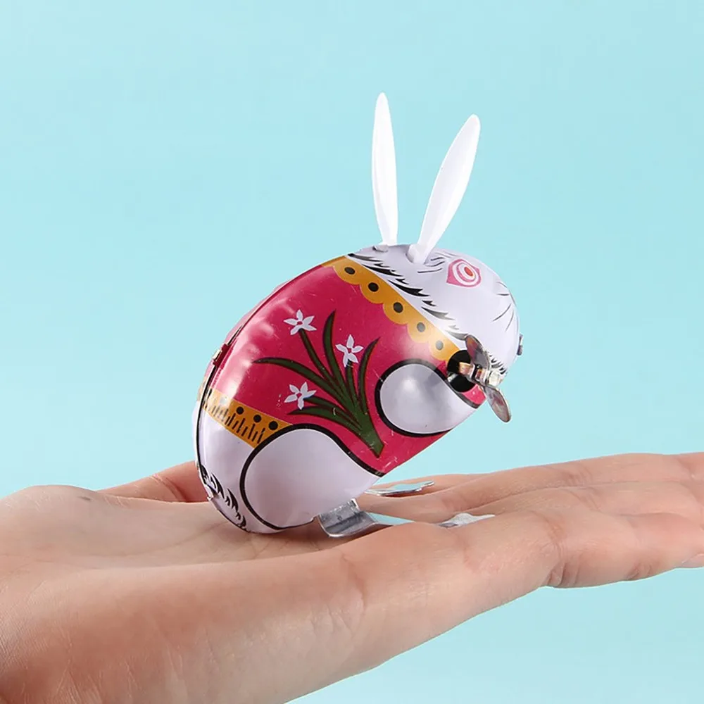 Классические мини заводные Классические игрушки животные кролик заводные прыжки заводные развивающие игрушки творческие игрушки для детей
