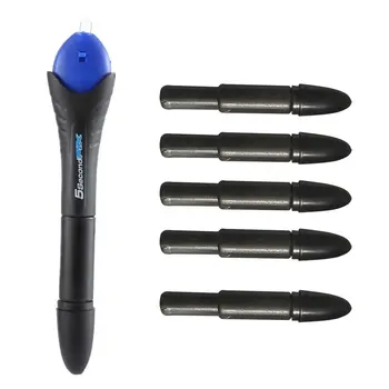 

5 Second Quick Fix Liquid Glue Pen Uv Light Repair Tool With Glue Super Powered Liquid Plastic Welding Compound Office Supplies