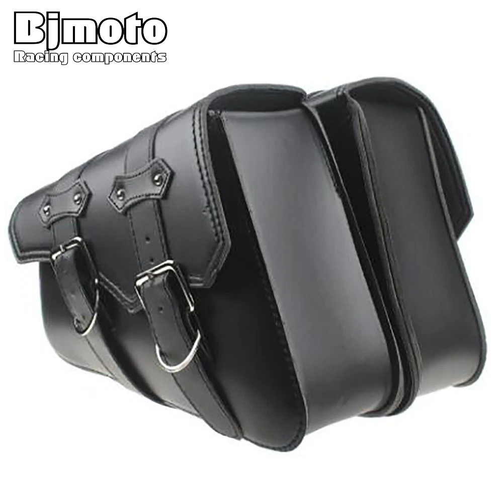 Waterproof Leather Motorcycle Saddle Luggage & Tool Travel Bags