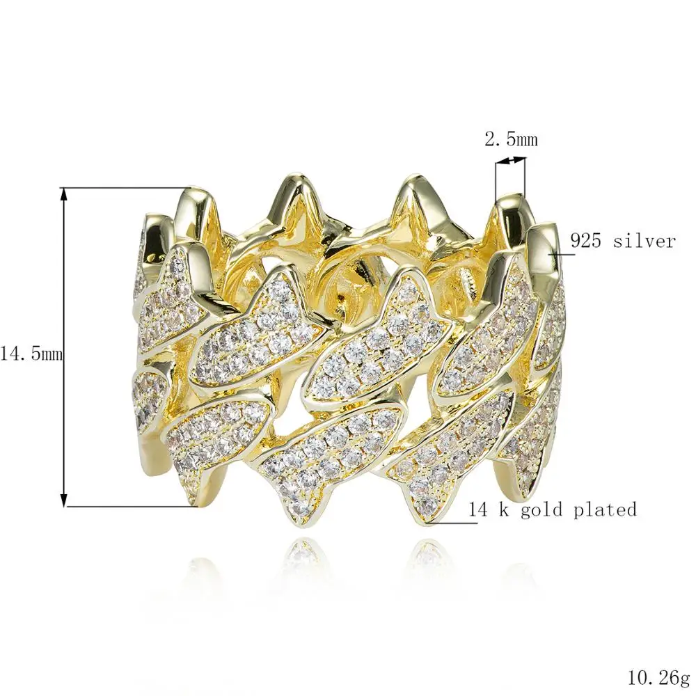 VANAXIN 925 Серебряное кольцо на голову с Иисусом для мужчин CZ Iced Out Bling кольцо высокое качество подарок на день рождения Крест ювелирная коробка