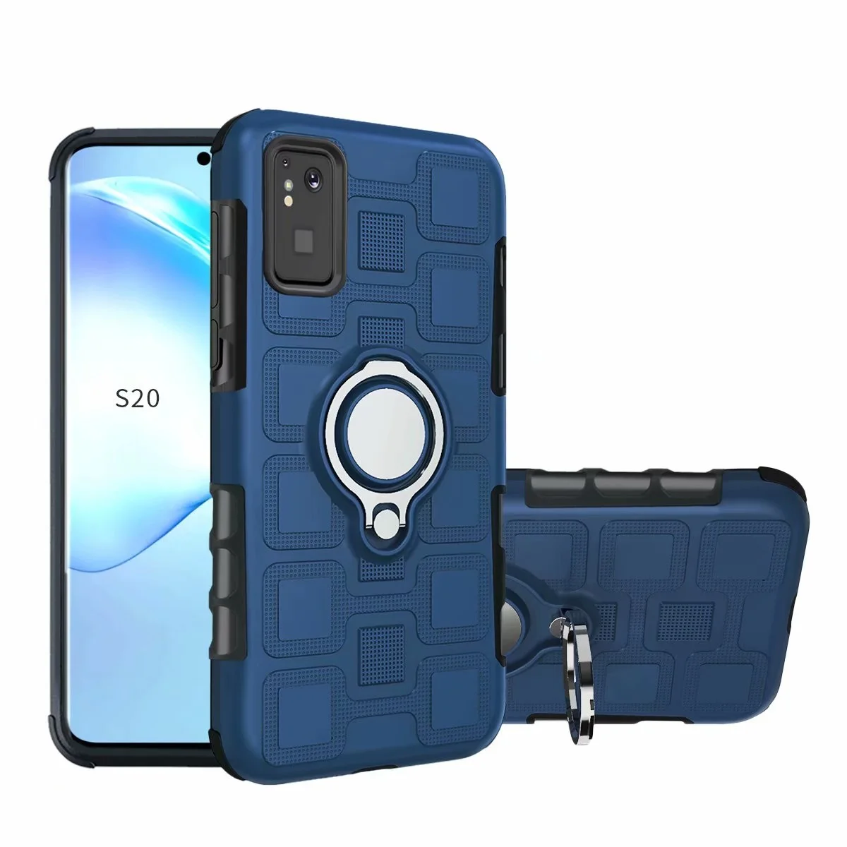Ударопрочный чехол Amor для Samsung Galaxy S20 Ultra S10 S9 S8 Plus с магнитным кольцом A70 A50 A40 A20 A30 A10