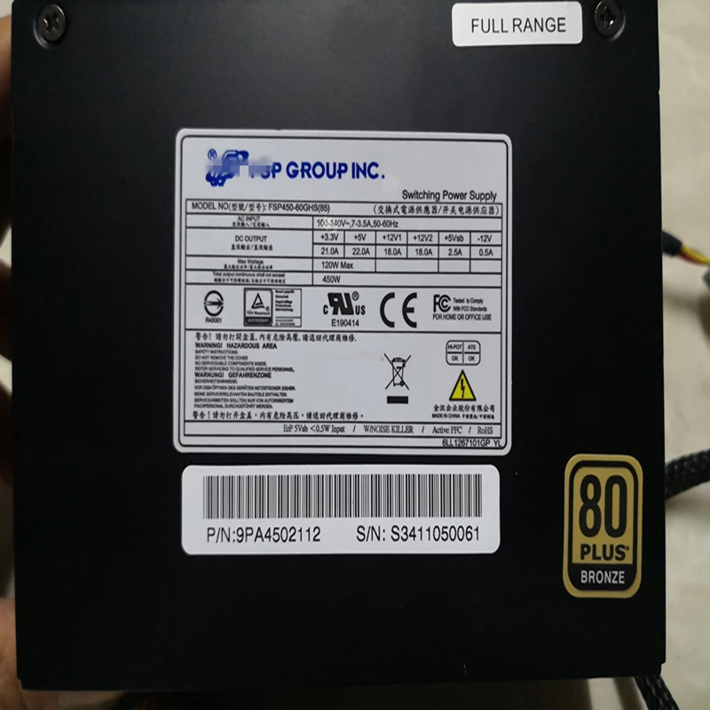 Блок питания для FSP SFX MS450 450W Питание FSP 450-60GHS