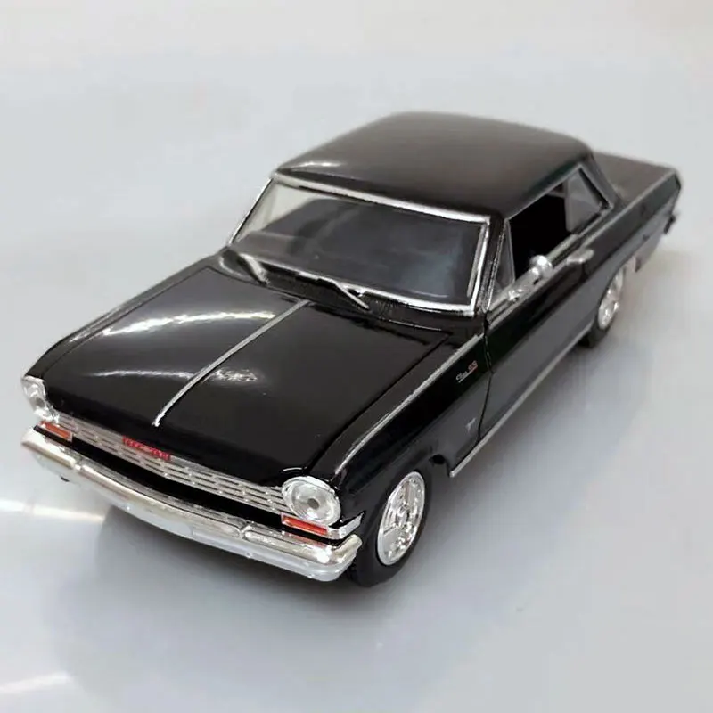 NEWRAY 1/24 масштабная модель автомобиля игрушки Chevy Nova SS 1964 литая металлическая модель автомобиля игрушка для коллекции, подарок, дети