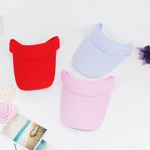 Мужская Женская Солнцезащитная шляпа с пустым верхом и широкими полями, простая дышащая солнцезащитная Кепка FEA889