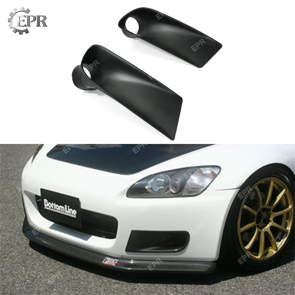 Для S2000 AP1 FRP стекловолокна переднего бампера воздуховод для Honda стекловолокна бамперы воздухозаборник обшивка кузова Комплект