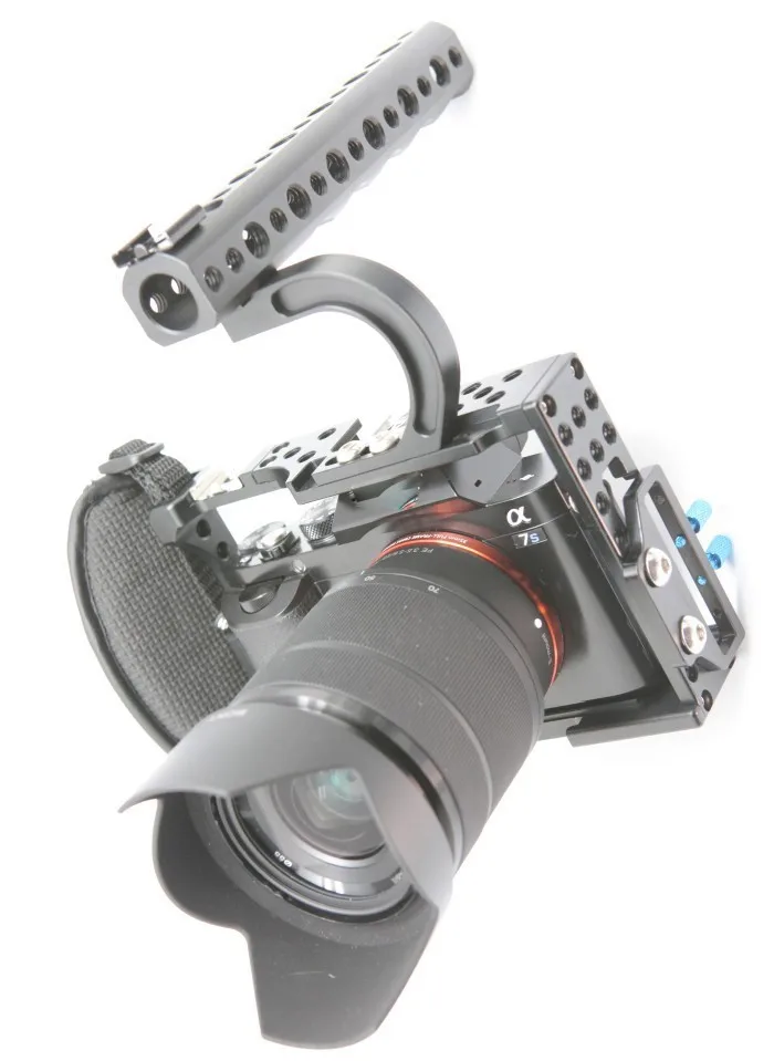Sony A6000's рукоятка прочный клетка комбо защитный корпус чехол для A7, A7r, A7s, DSLR Rig цифровой камеры F32