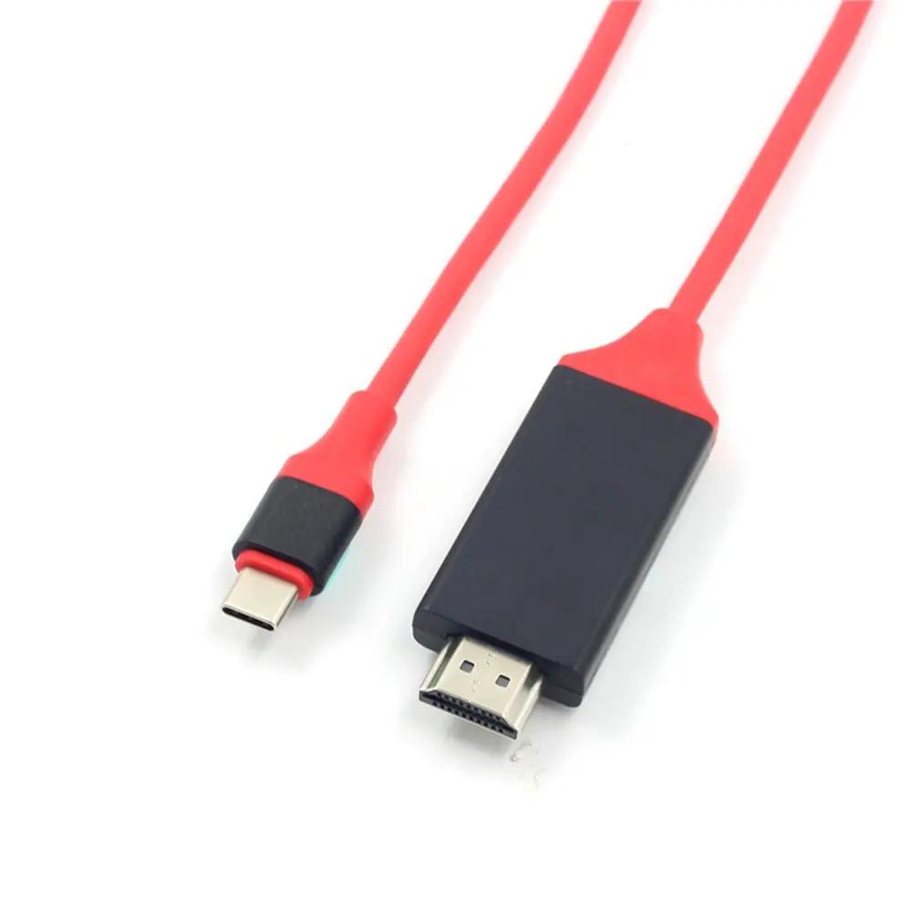 Тип C к Hdmi HDTV AV ТВ кабель адаптер для Sony Xperia XZ Premium G8142 для Dell Xps13 Htc Plug And Play 2M
