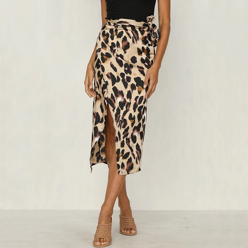 leopard skirt wrap
