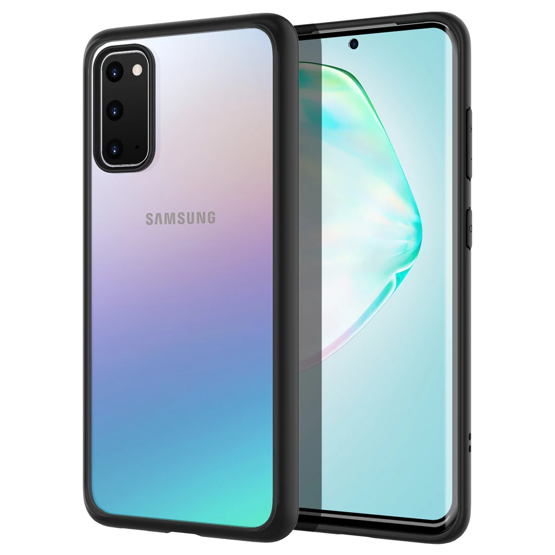 For Samsung Galaxy S20 Plus Case Hybrid Armor TPU Frame+Clear Hard PC Shockproof for Ultra Transparent | Мобильные телефоны и