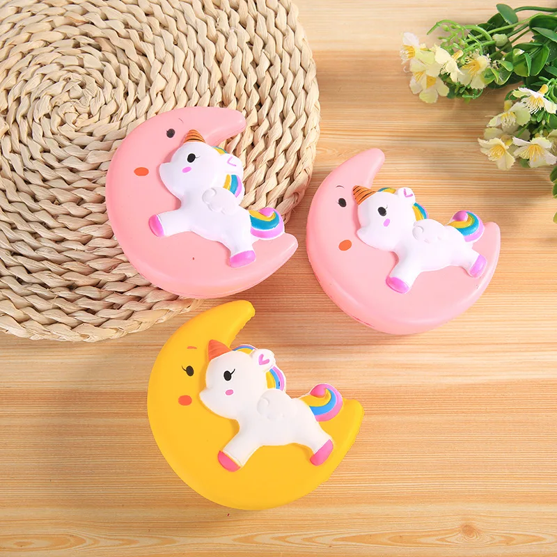 Kawaii мягкие игрушки для детей единорог забавная антистрессовая игрушка милый